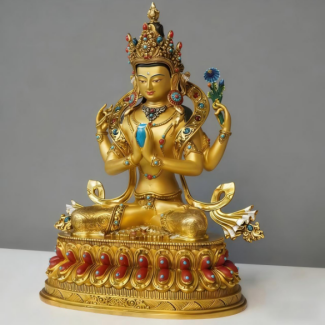 四臂观音佛像